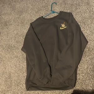 Spongebob Nike Swoosh Sweatshirt Crewneck